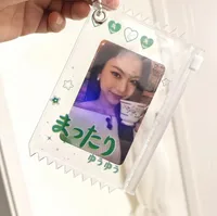 Wholesale Supply Of New Beverage Candy Bag Card Holder Photo Card Pendant Card Holder 3 Inch Small Card Storage sku image 8