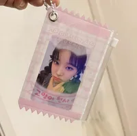 Wholesale Supply Of New Beverage Candy Bag Card Holder Photo Card Pendant Card Holder 3 Inch Small Card Storage sku image 12