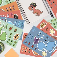 8 Original Dinosaur World Tyrannosaurus Rex Stickers Hands-on DIY Hand Account Phone Case Decoration  Wholesale Waterproof main image 3