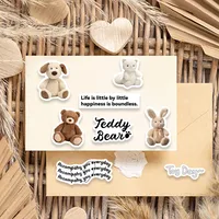 8 Cartoon Black And White Holiday Collage Hands-on DIY Hand Account Mobile Phone Case Notebook Decoration  Wholesale Waterproof main image 2