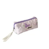 Ins New Version Of Butterfly Printing Storage Bag Student High Color Value Pencil Bag Pencil Bag Diy Hand Account Material Storage Bag Bag main image 5