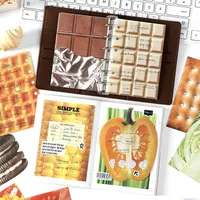 Infeel.Me Writing Paper Material Pack Food Diary Series Food Theme Handbook Base Message Note Paper main image 4