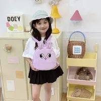 Kid'S Nylon Animal Cartoon Cute Square Zipper Functional Backpack main image 4