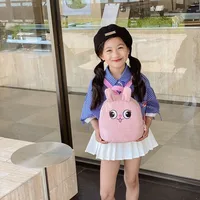 Kid'S Nylon Animal Cartoon Cute Square Zipper Functional Backpack main image 5