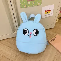 Kid'S Nylon Animal Cartoon Cute Square Zipper Functional Backpack sku image 3