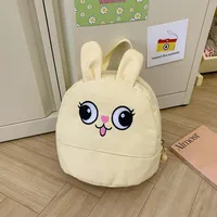 Kid'S Nylon Animal Cartoon Cute Square Zipper Functional Backpack sku image 4
