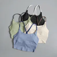 Sports Underwear Women's High-intensity Fitness Running Shockproof Yoga Clothing Color-matching Beauty Vest-style Push-up Bra main image 1