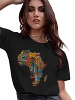 Women's T-shirt Short Sleeve T-Shirts Simple Style Classic Style Printing main image 5