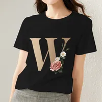 Women's T-shirt Short Sleeve T-Shirts Simple Style Classic Style Letter main image 2