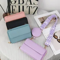 New Mobile Phone Bag Multi-functional Large Capacity Bag Simple New Litchi Pattern Women's Shoulder Crossbody Bag main image 2
