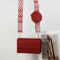 New Mobile Phone Bag Multi-functional Large Capacity Bag Simple New Litchi Pattern Women's Shoulder Crossbody Bag sku image 3