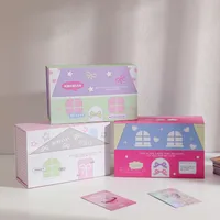 Ins Wind Magnetic Storage Paper Box Star-chasing Album Card Dust-proof Card Box High-value Office Desktop Notes Storage Box main image 3