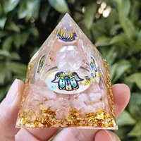 Explosions Crystal Gravel Pyramid Ornaments Home Resin Gum Drops Handicrafts Office Decoration Gifts main image 4