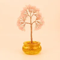 Manufacturer Wholesale Amethyst Money Tree Natural Energy Crystal Life Tree Agate Crystal Tree Ornaments H18 sku image 1