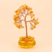 Manufacturer Wholesale Amethyst Money Tree Natural Energy Crystal Life Tree Agate Crystal Tree Ornaments H18 sku image 4