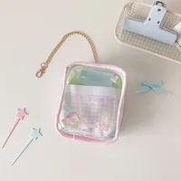 Simple Transparent Alovable Baby Bag Millet Whispering Doll Storage Display Pendant Bag Backpack Decoration Pain Bag Hanging Bag For Women sku image 1