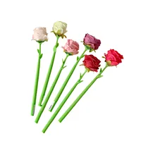 Teacher's Day Gift Cute Soft Silicone Rose Style Gel Pen Girl's Fun Flower Hand Account Pen Gift Pen main image 5