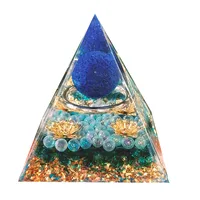 Popular Crystal Gravel Pyramid Ornaments Home Resin Glue Handicrafts Office Decoration Gifts main image 5