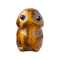 Natural Crystal Mushroom Elf Ornaments Amethyst Carving Frog Monster Crafts Micro Landscape Decoration main image 4