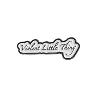 Creative Badge Suit Series English Pin Accessories All-match Personality Combination Multi-style Metal Brooch sku image 8