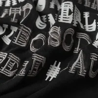 Jiayiku  Summer Cotton T-shirt American Retro Trendy Brand Niche Embroidery Dirty Dye Washed T-shirt Short Sleeve T-shirt For Men And Women main image 3