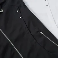 Jiayiku Men's  Summer Short-Sleeve Shirt New Style Cleanfit Niche Design Zipper Shirt Handsome main image 4