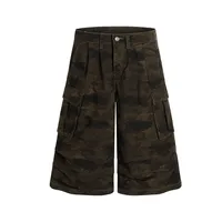 Jiayiku  Summer Pants Men's American Style Fashion Brand Vintage Camouflage Workwear Loose Wide Leg Casual Pants main image 1