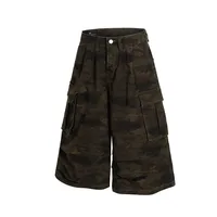 Jiayiku  Summer Pants Men's American Style Fashion Brand Vintage Camouflage Workwear Loose Wide Leg Casual Pants main image 2