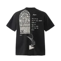 Jiayiku  Summer T-shirt Short-sleeved Men's American Style Retro Trendy Brand Base Shirt Washed Old T-shirt Cotton Loose main image 2