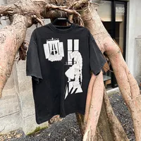 Jiayiku  Summer T-shirt Short-sleeved Men's American Style Retro Trendy Brand Base Shirt Washed Old T-shirt Cotton Loose main image 4