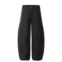 Jiayiku Trendy Brand  New American Style Retro Paratrooper Scimitar Casual Pants Men's And Women's Loose Pants With Wide Legs sku image 6
