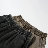 Men's Casual Shorts Simple Versatile American Retro Trendy Brand Washed Niche Workwear Casual Knee-Length Shorts Unisex main image 3