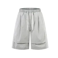 Jiayiku Trendy Brand  New Men's American Retro Washed Mid-Length Pants Loose Drape Wide-Leg Pants main image 1