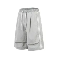 Jiayiku Trendy Brand  New Men's American Retro Washed Mid-Length Pants Loose Drape Wide-Leg Pants main image 2