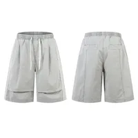 Jiayiku Trendy Brand  New Men's American Retro Washed Mid-Length Pants Loose Drape Wide-Leg Pants main image 5