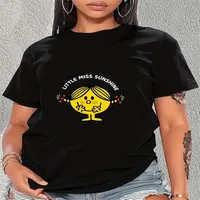 T-Shirt   Women's Short-Sleeved Wish Fashion Casual Round Neck Women's T-Shirt sku image 8