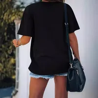 T-Shirt   Women's Short-Sleeved Wish Fashion Casual Round Neck Women's T-Shirt main image 4