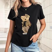Spot Short-Sleeved T-Shirt Printed Tops   New Large Size  Hot Selling Casual Women's T-Shirts main image 1