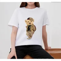 Spot Short-Sleeved T-Shirt Printed Tops   New Large Size  Hot Selling Casual Women's T-Shirts main image 2