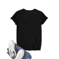 Spot Short-Sleeved T-Shirt Printed Tops   New Large Size  Hot Selling Casual Women's T-Shirts main image 5
