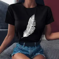 New Summer Short-Sleeved T-Shirt Women's Student New Style Loose Large Size Women's Clothing Manufacturer Wholesale Dropshipping sku image 8