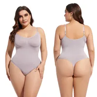 Hot Selling Seamless Body Shaping Belly-lifting Large Size Hip-lifting Tight Crotch Buckle Elastic Jumpsuit main image 3