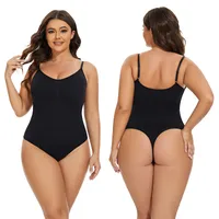 Hot Selling Seamless Body Shaping Belly-lifting Large Size Hip-lifting Tight Crotch Buckle Elastic Jumpsuit main image 4