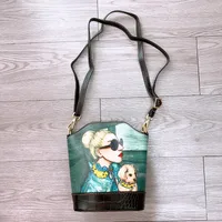 New Ethnic Style Vertical Crossbody Mobile Phone Bag Composite Leather Women's Bag Retro Style Shoulder Women's Bag sku image 1