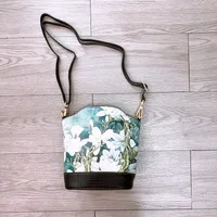 New Ethnic Style Vertical Crossbody Mobile Phone Bag Composite Leather Women's Bag Retro Style Shoulder Women's Bag sku image 2