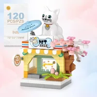 Lizhi Loz Building Blocks Magic Shop Small Street View Baozi Shop Toy Ornaments Children's Gift Wholesale Stall sku image 5