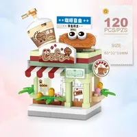 Lizhi Loz Building Blocks Magic Shop Small Street View Baozi Shop Toy Ornaments Children's Gift Wholesale Stall sku image 6