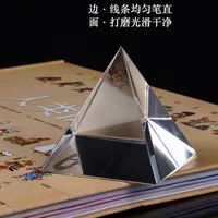 Crystal Pyramid Polyhedron Egyptian Feng Shui Craft Ornaments Bank Finance Commemorative Gifts main image 2