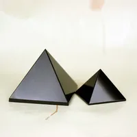 Crystal Pyramid Polyhedron Egyptian Feng Shui Craft Ornaments Bank Finance Commemorative Gifts sku image 4