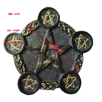 Five-Pointed Star Seven-Star Array Crystal Ball Resin Base Ornaments For Home Office Feng Shui Without Ball Five-Pointed Star main image 4